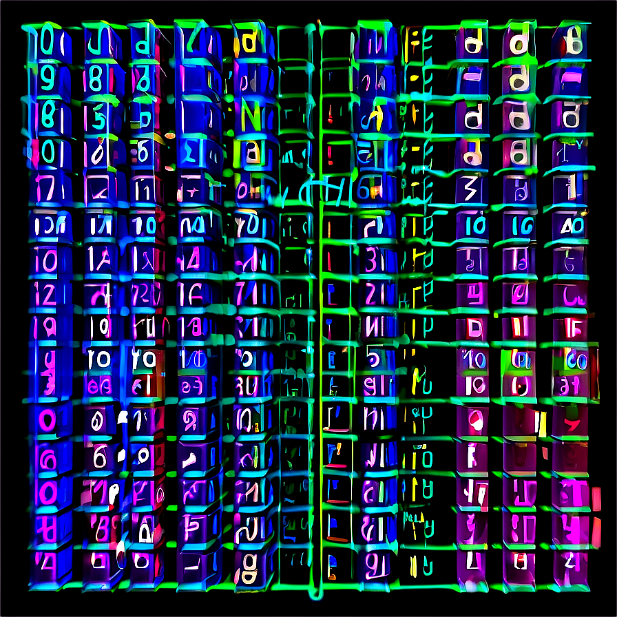 Matrix Code Network Grid Png Aym4 PNG Image