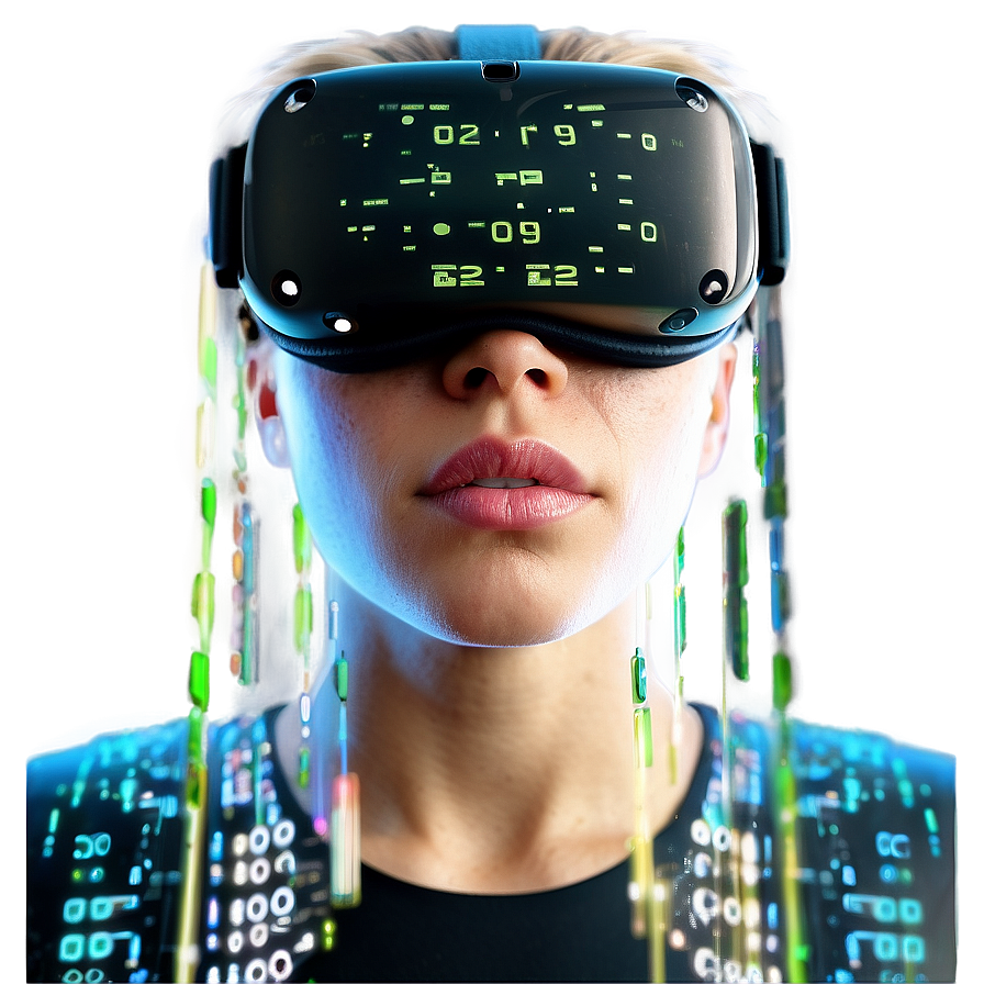 Matrix Code Virtual Reality Interface Png 06252024 PNG Image