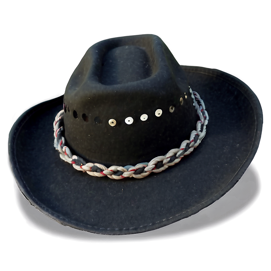 Matte Black Cowboy Hat Png Wbw18 PNG Image