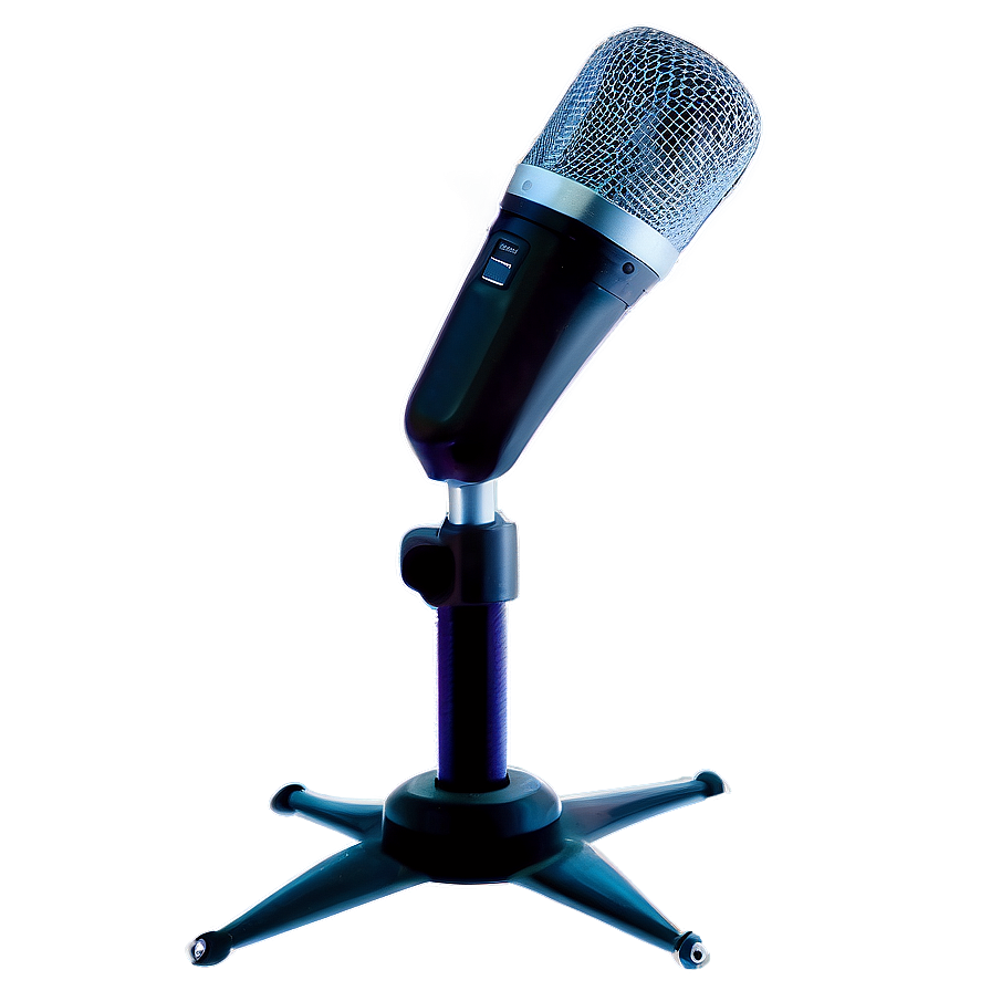 Matte Finish Microphone On Stand Png 71 PNG Image