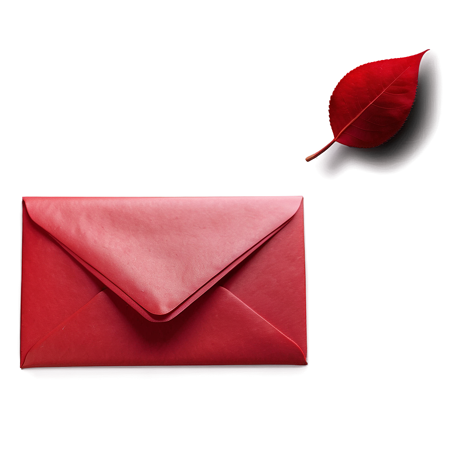 Matte Red Envelope Png Sbw PNG Image