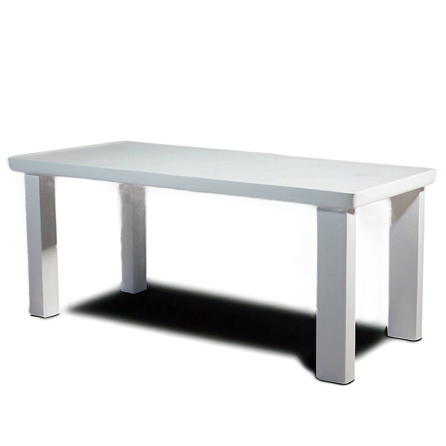 Matte White Table Png Jst PNG Image