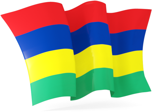 Mauritius Flag Waving PNG Image