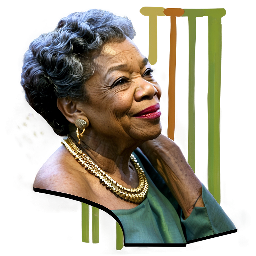 Maya Angelou Black History Month Png 88 PNG Image