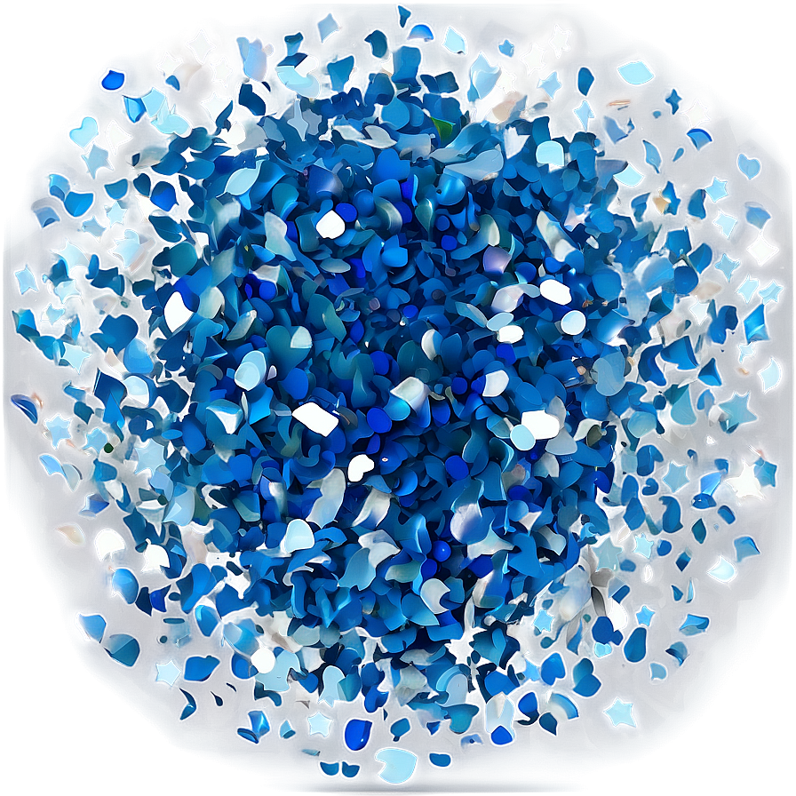 Maya Blue Confetti Burst Png 06262024 PNG Image