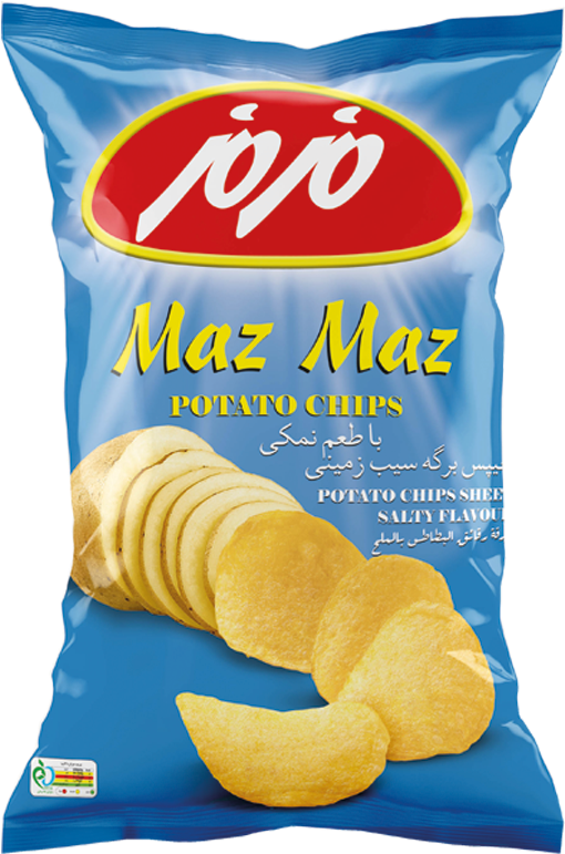 Maz Maz Potato Chips Package PNG Image