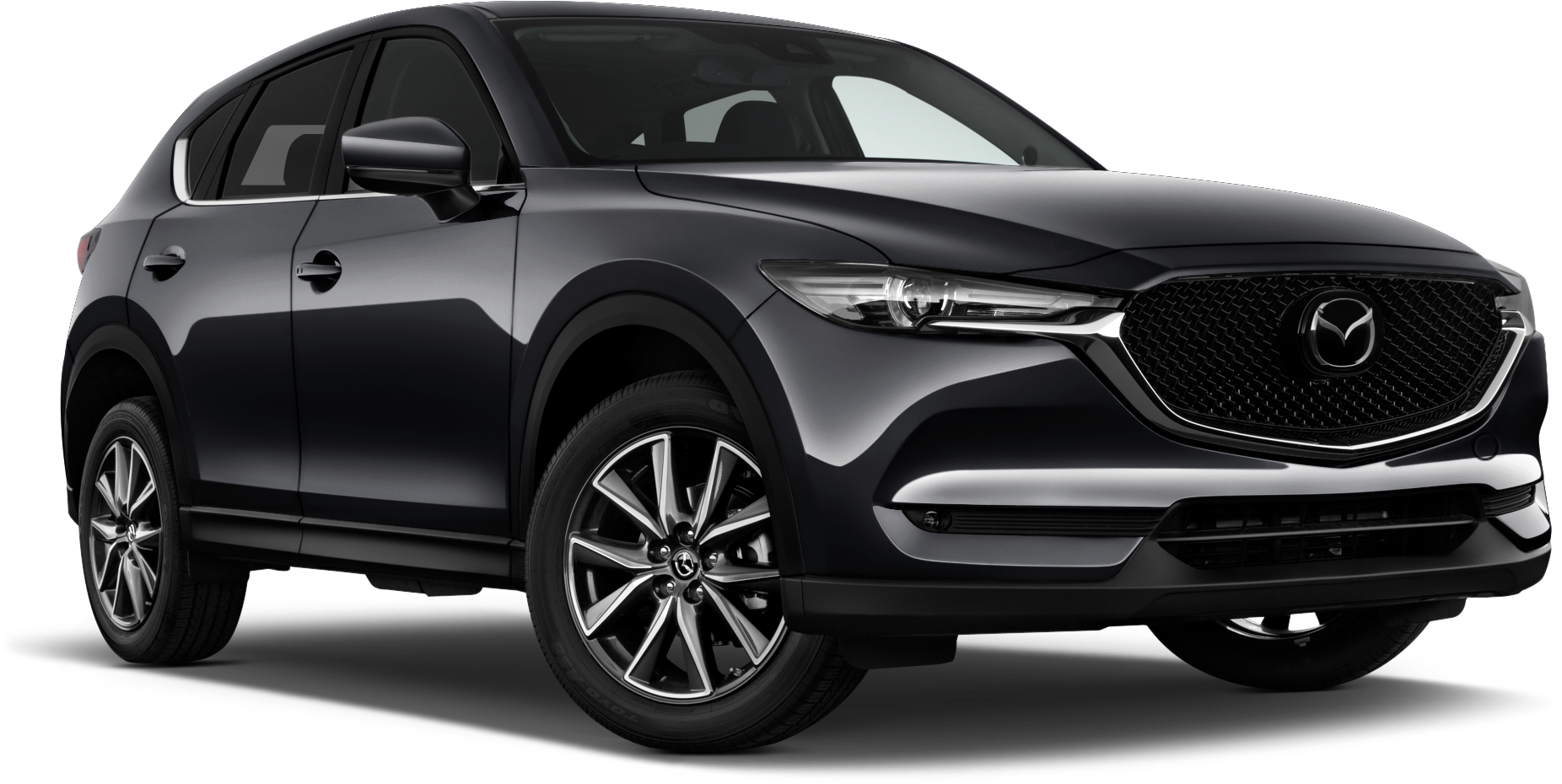 Mazda C X5 Black S U V Profile View PNG Image