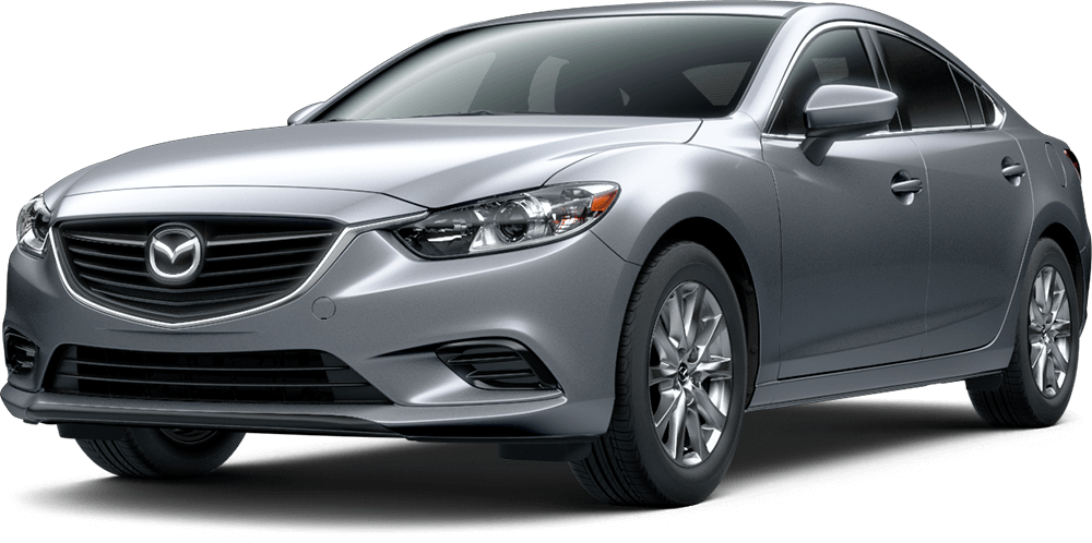 Mazda6 Sedan Silver Profile View PNG Image