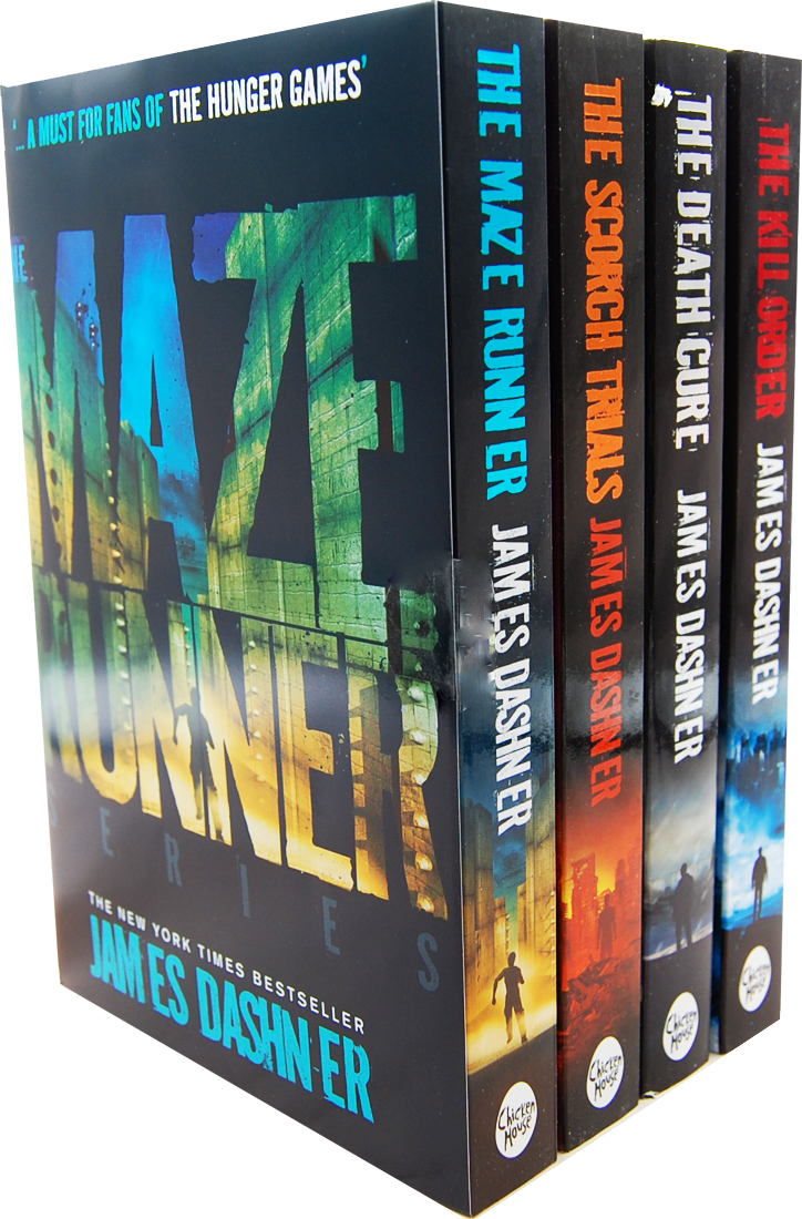 Maze Runner Book Series Collection PNG Image