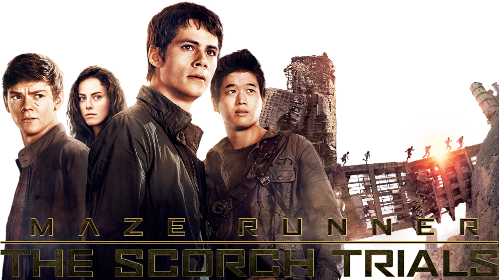 Maze Runner The Scorch Trials Movie Promo PNG Image