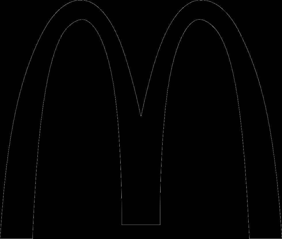 Mc Donalds Logo Outline PNG Image