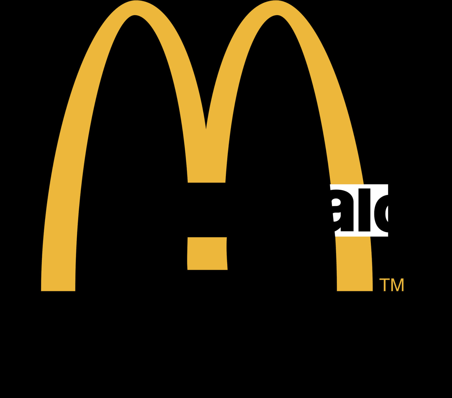 Mc Donalds Logo Partial View PNG Image