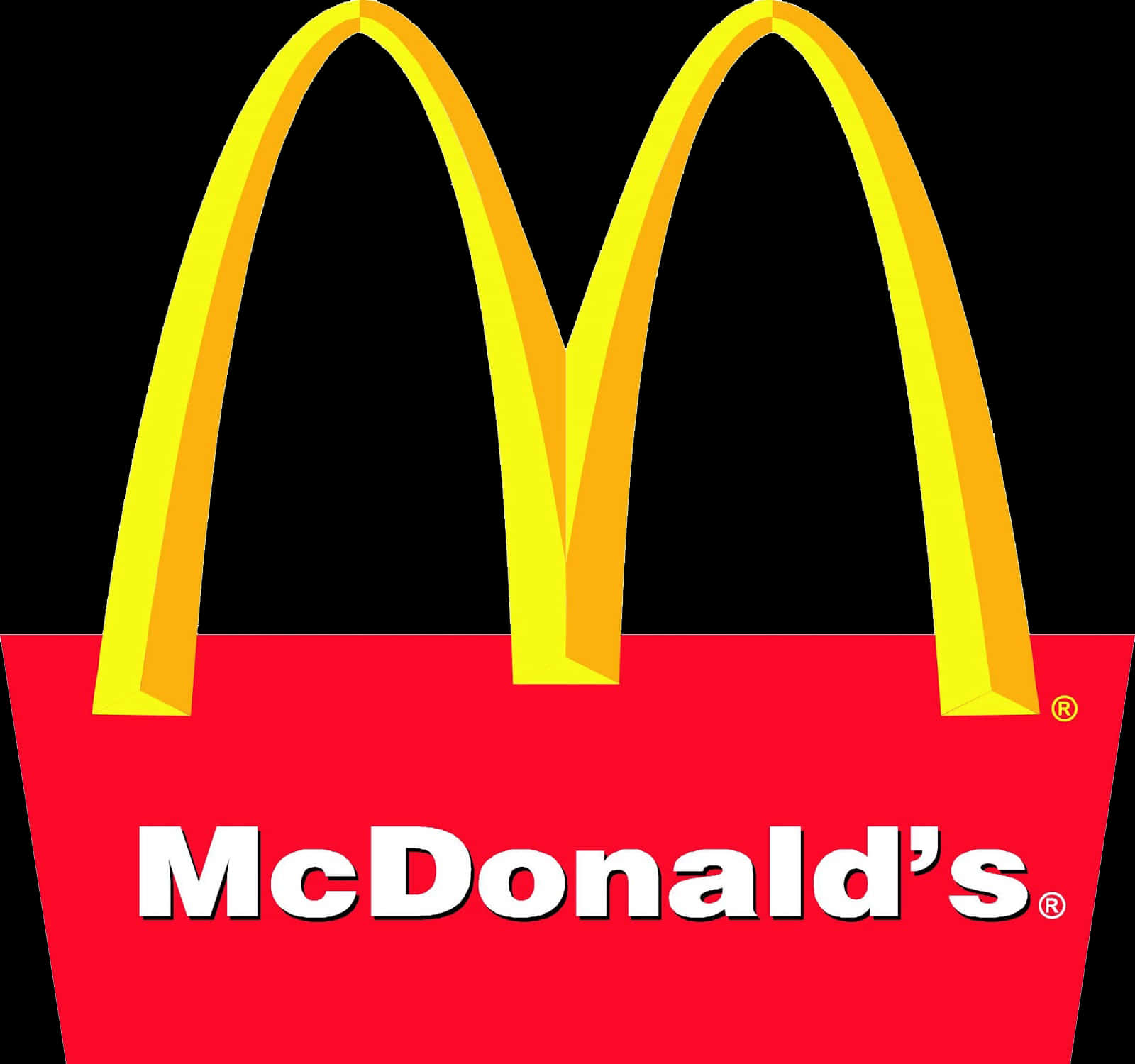 Mc Donalds Logo Yellow Arch PNG Image