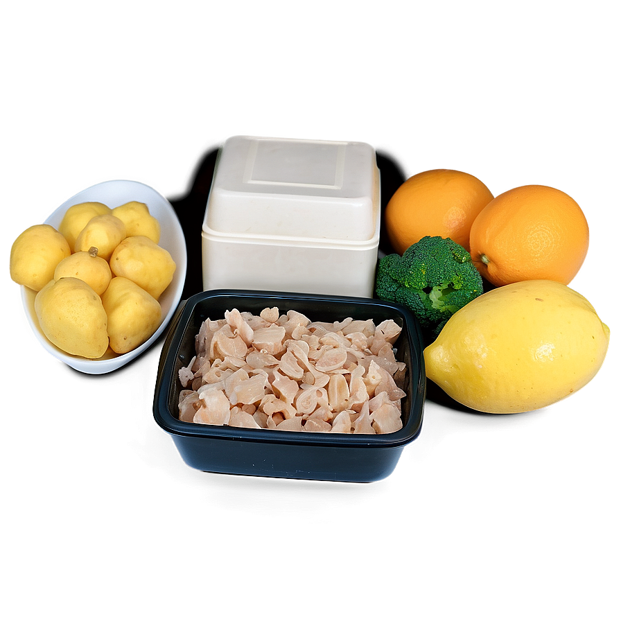 Meal Prep Ingredients Png 06282024 PNG Image