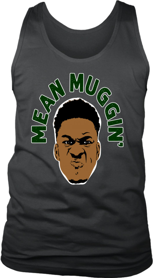 Mean Muggin Basketball Fan Shirt PNG Image