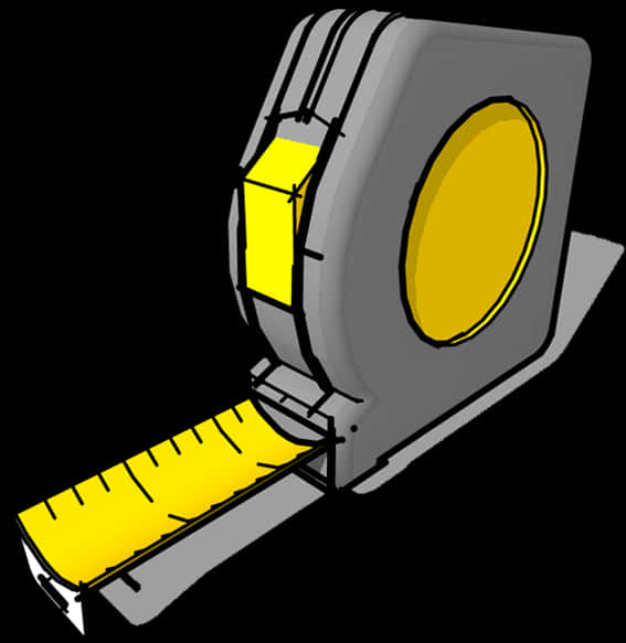 Measuring Tape Illustration PNG Image