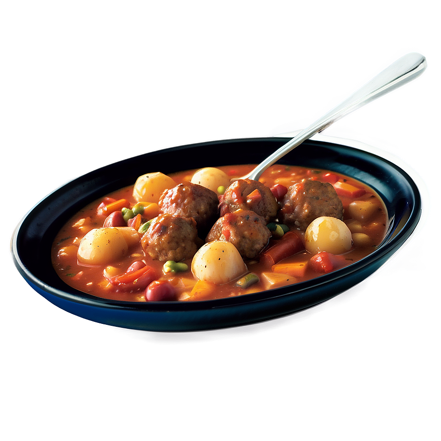 Meatball And Bean Stew Png 06242024 PNG Image