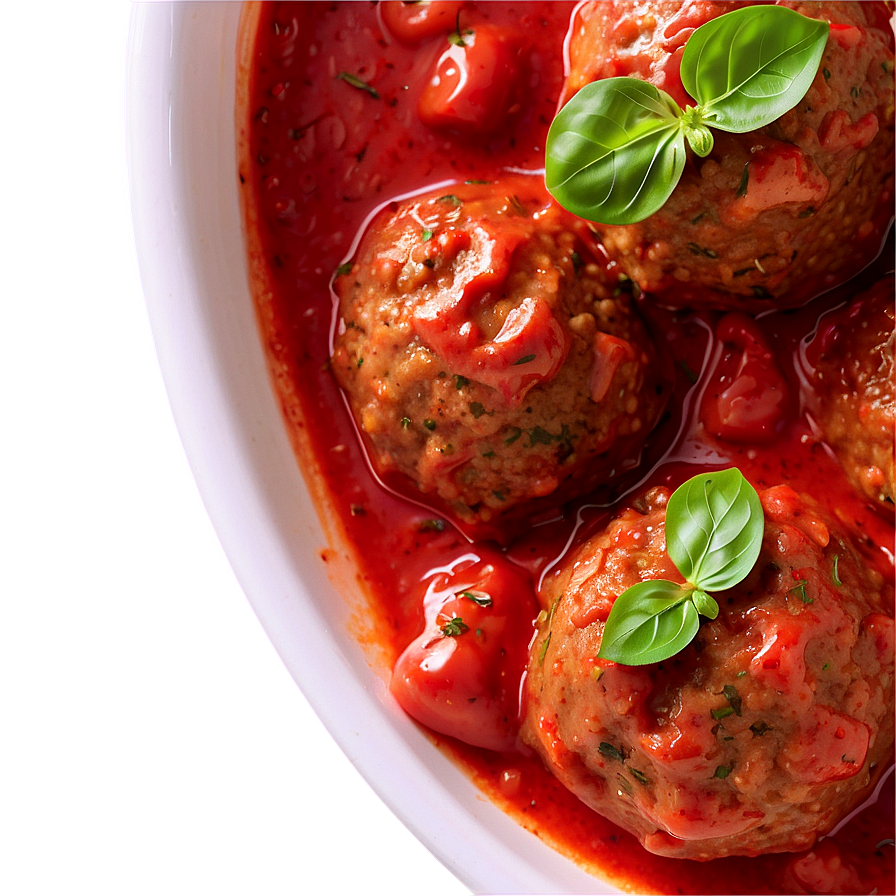 Meatball In Tomato Sauce Png Thf99 PNG Image