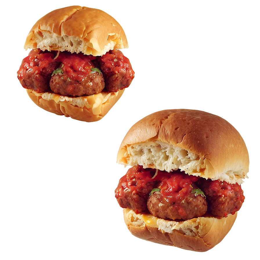 Meatball Slider Snack Png Hek49 PNG Image