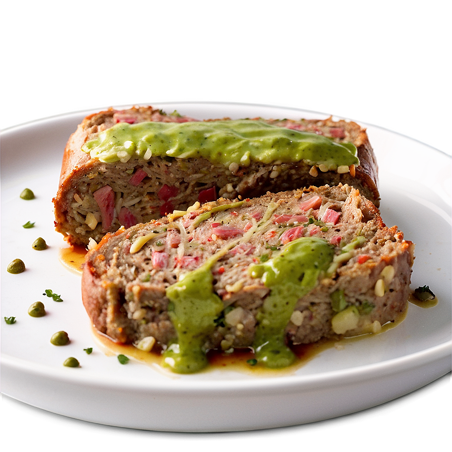 Meatloaf With Pesto Twist Png Eqy92 PNG Image