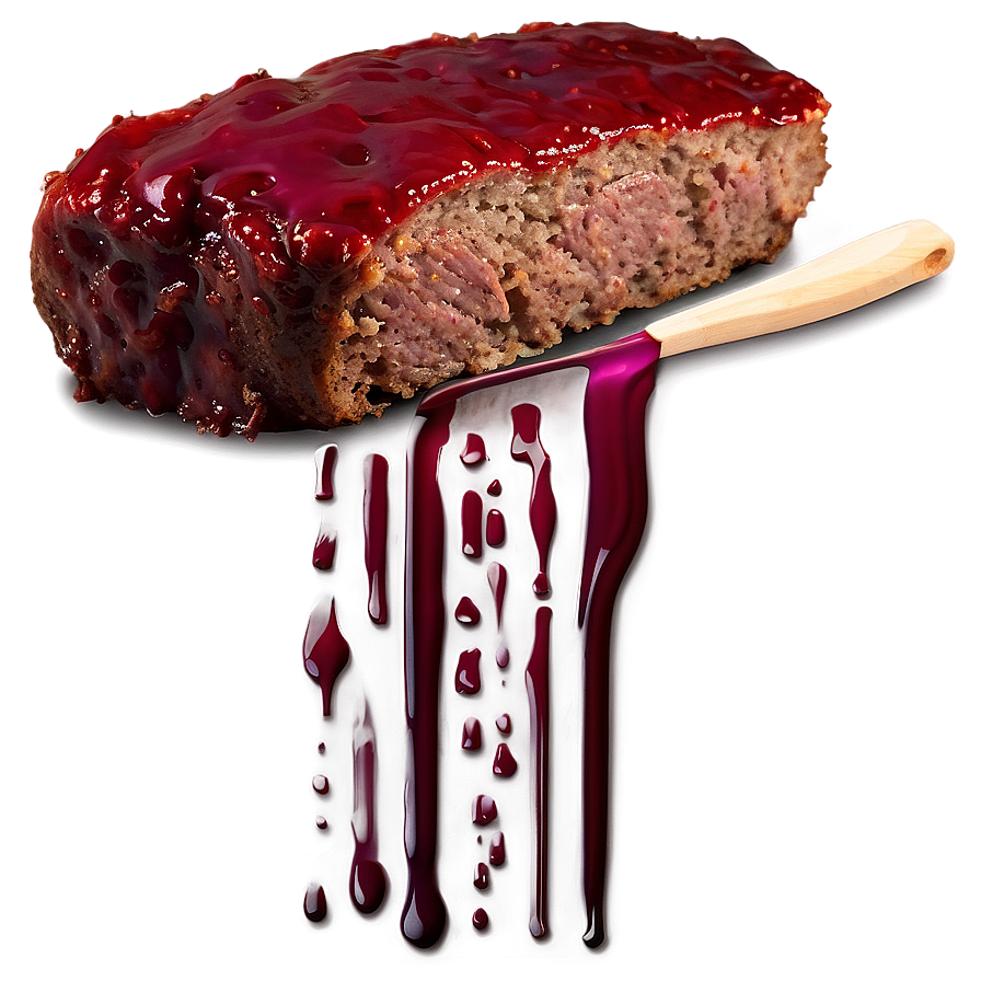 Meatloaf With Red Wine Glaze Png 20 PNG Image