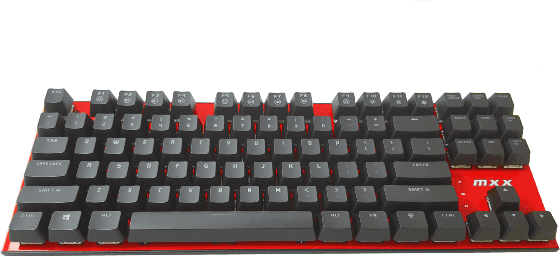 Mechanical Keyboard Red Base PNG Image