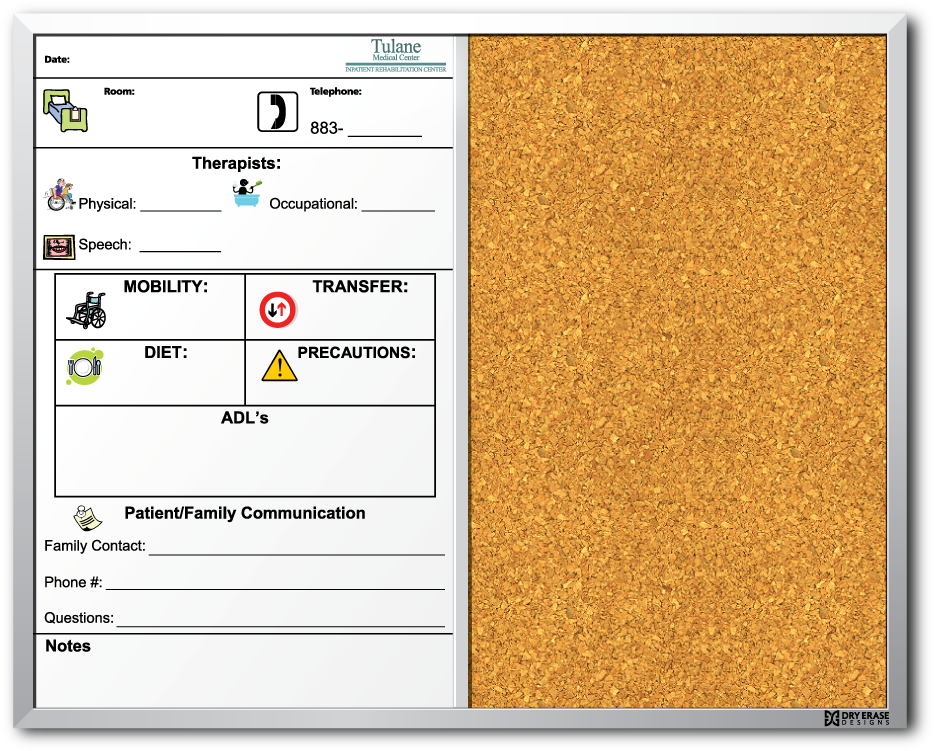 Medical Communication Board Template PNG Image