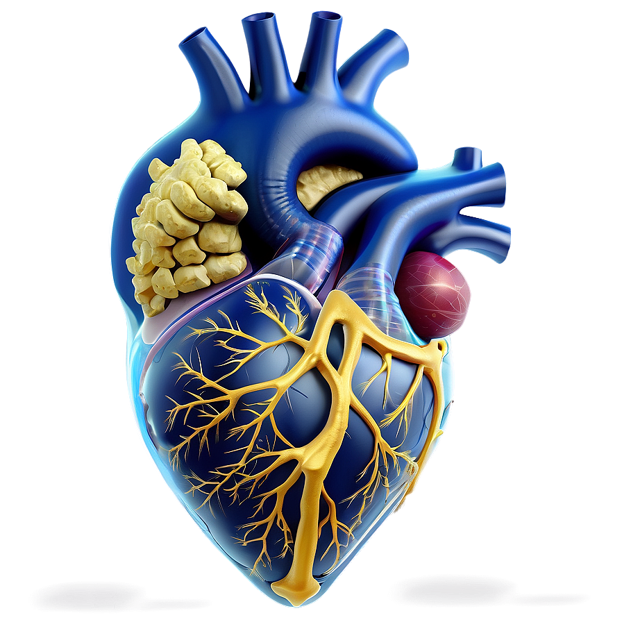 Medical Illustration Anatomical Heart Png Ggm PNG Image