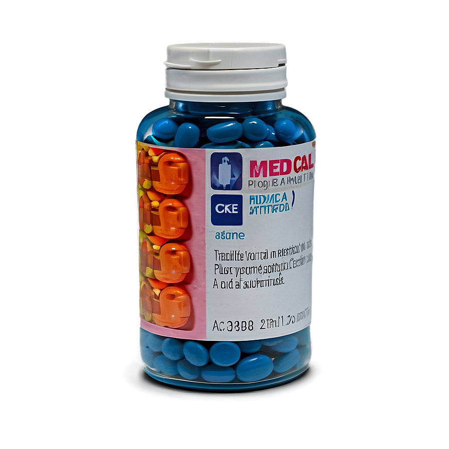 Medical Pill Bottle Png 05252024 PNG Image