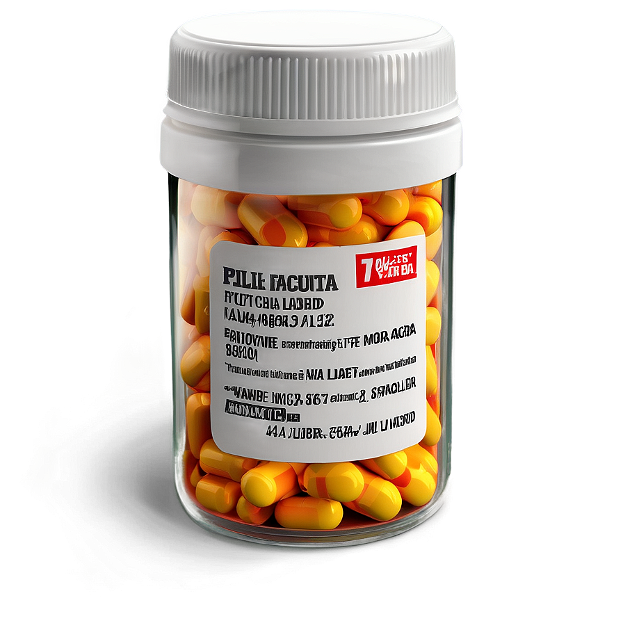 Medical Pill Bottle Png Xhh PNG Image