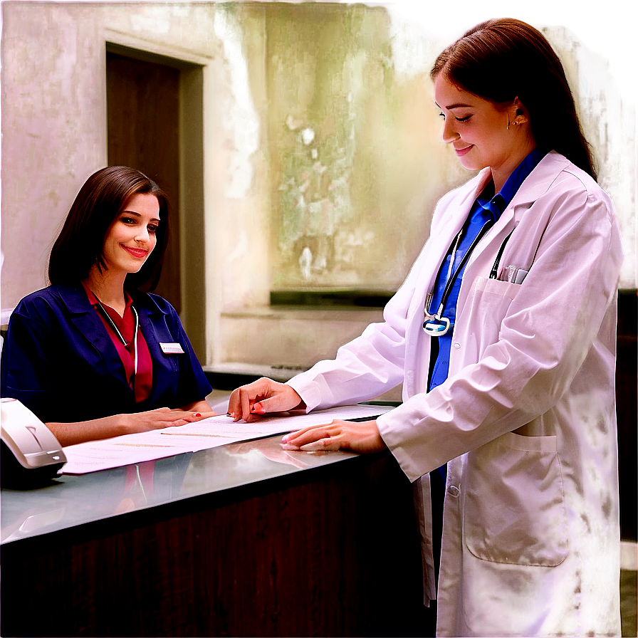 Medical Receptionist Picture Png 47 PNG Image