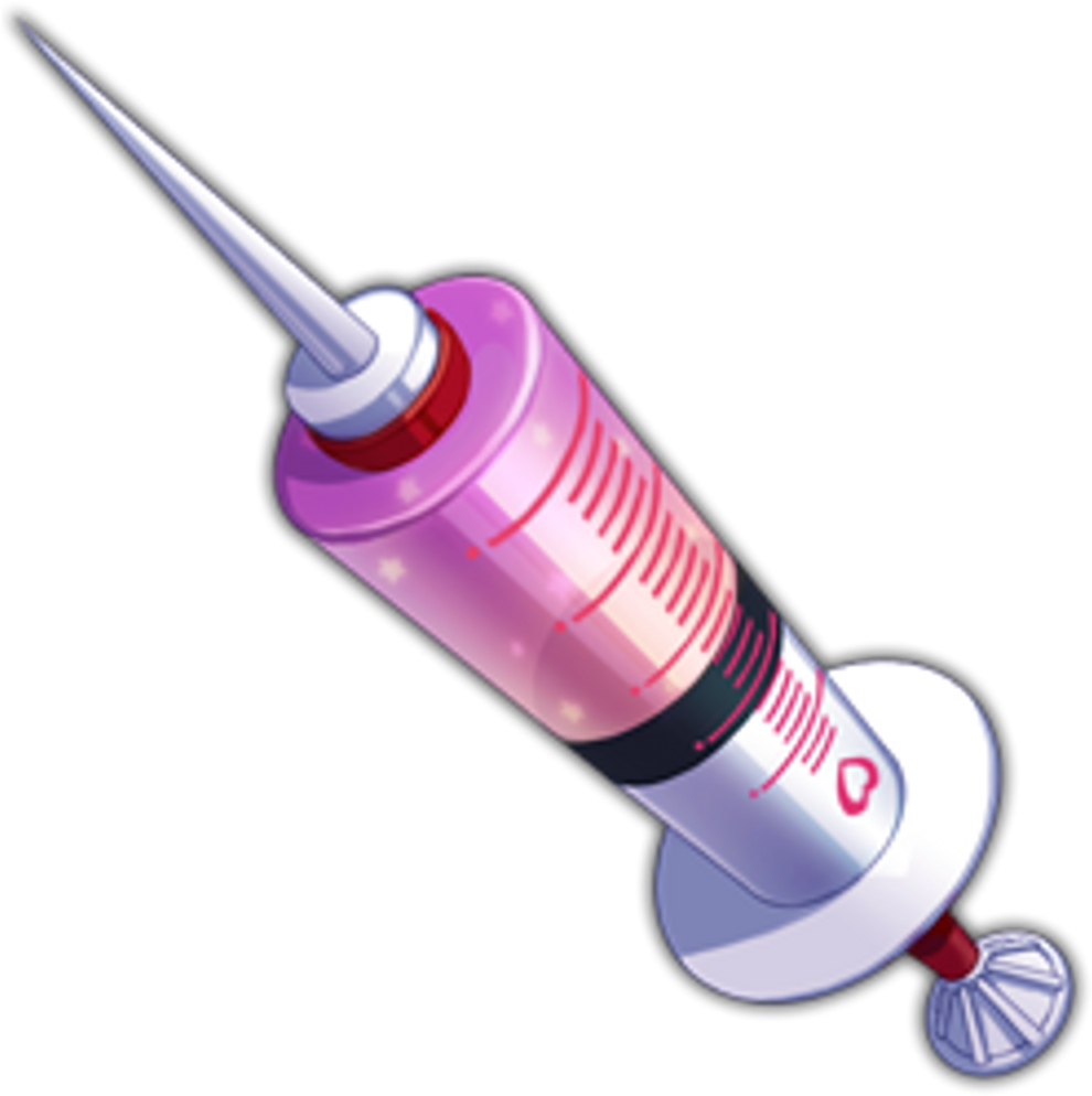 Medical Syringe Graphic PNG Image