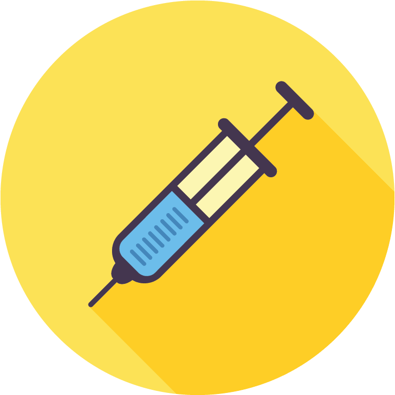 Medical Syringe Icon PNG Image