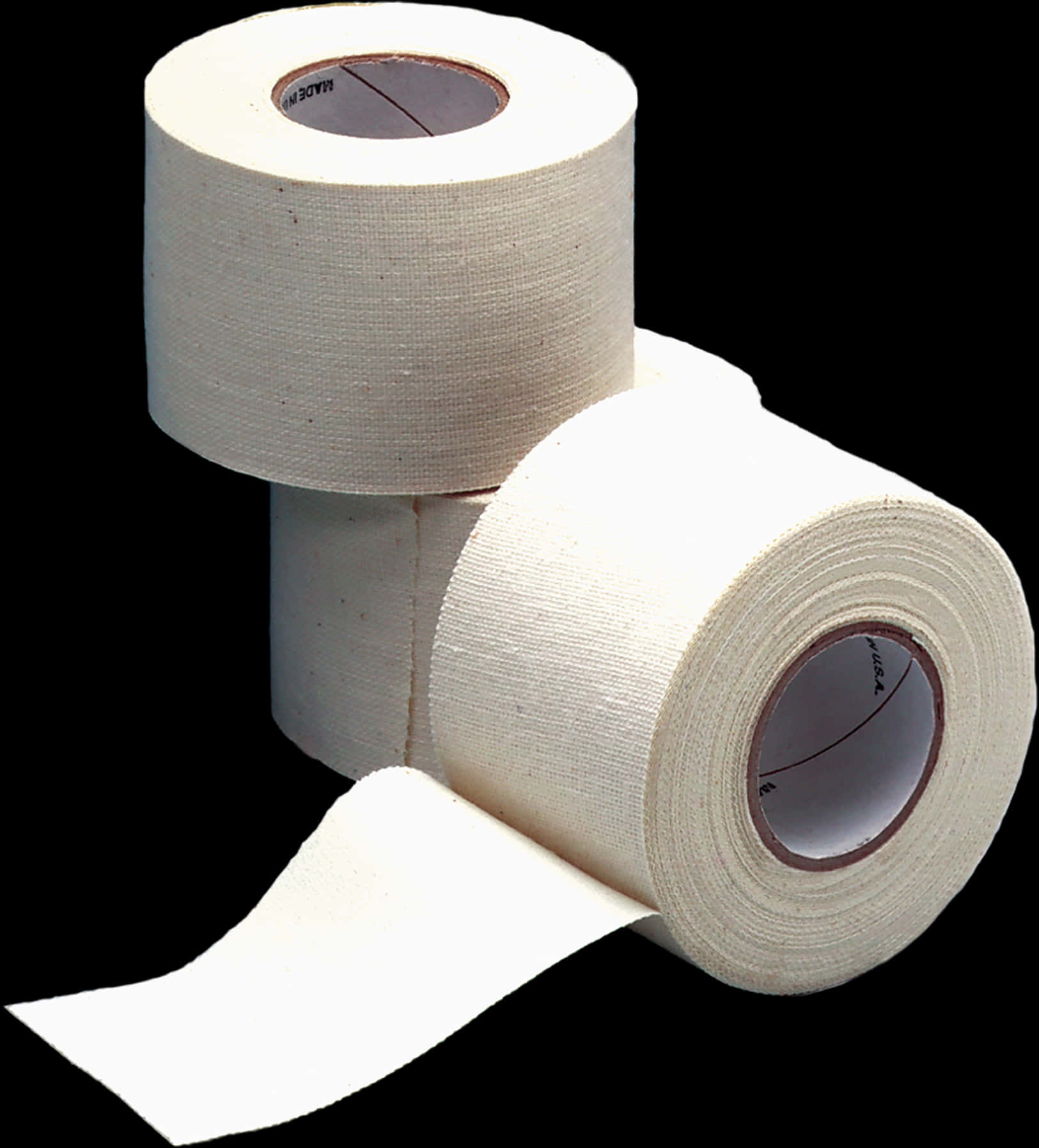 Medical Tape Rolls Isolated PNG Image