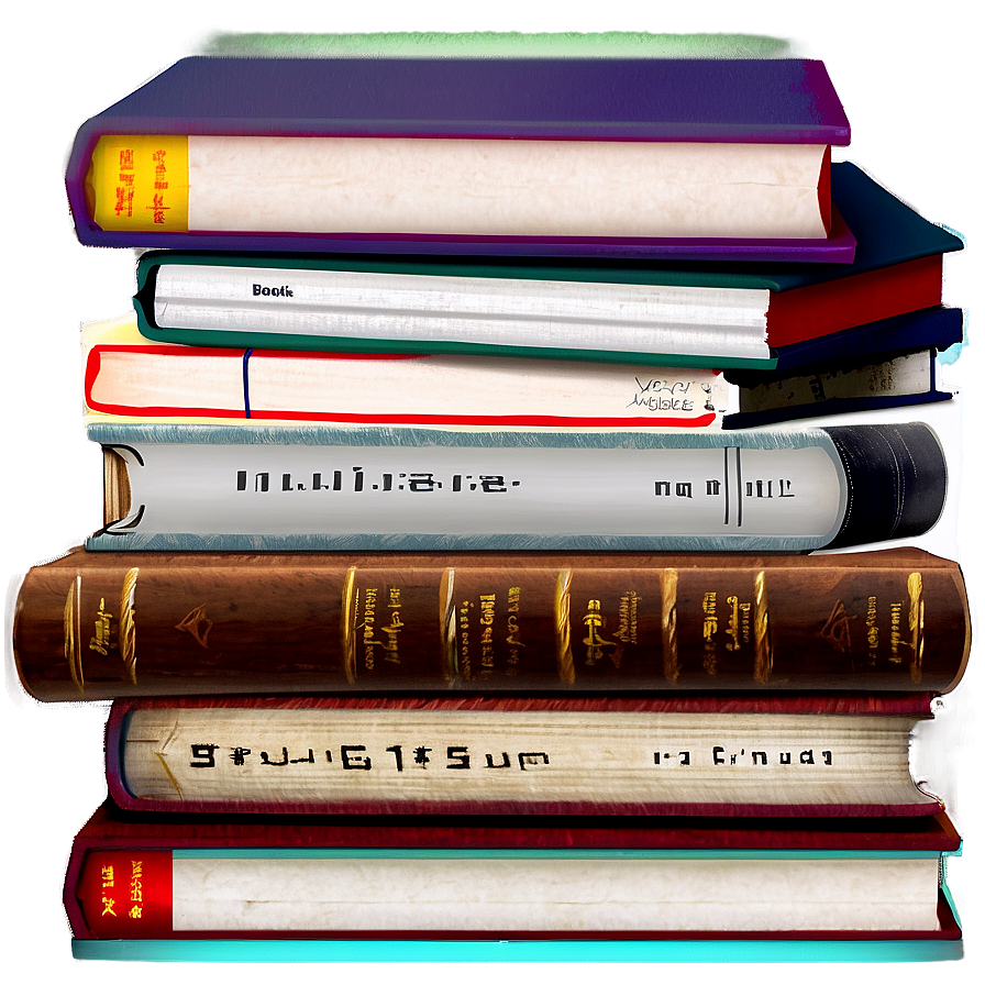 Medicine Books Stack Png 23 PNG Image