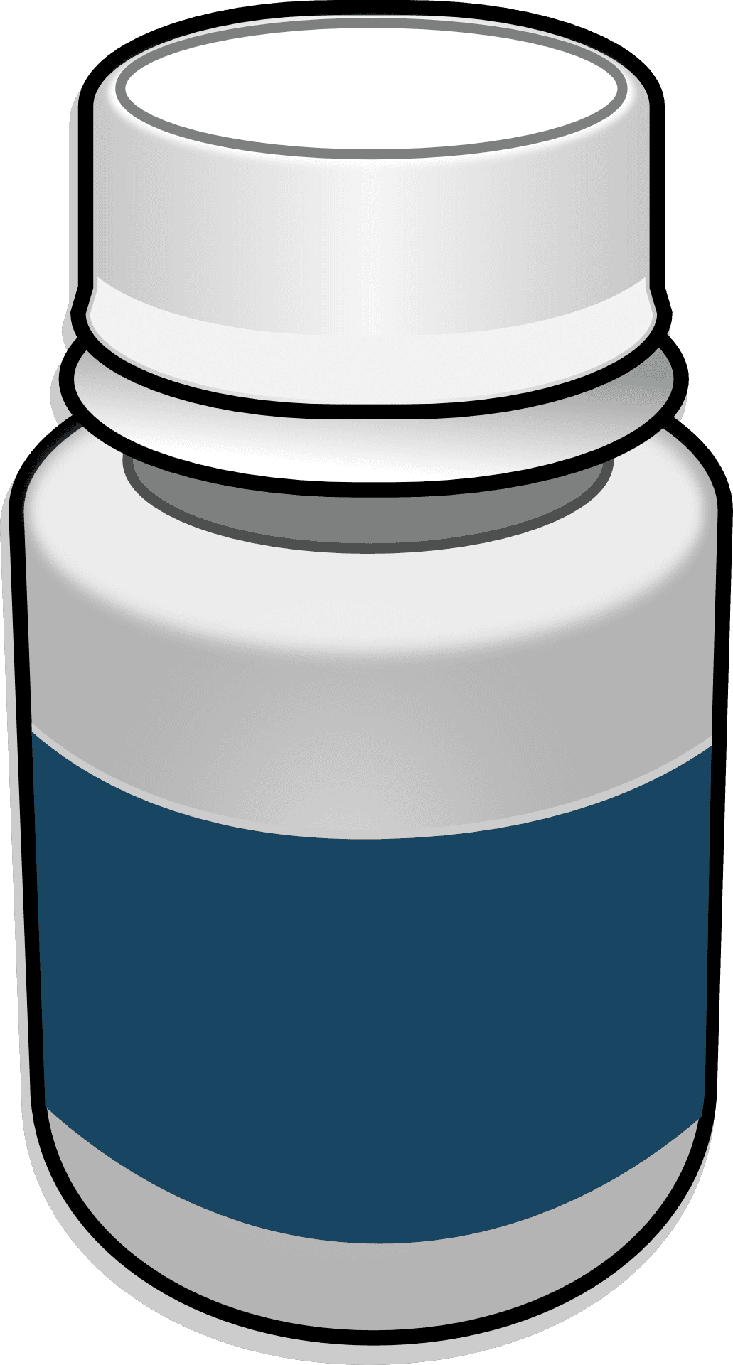 Medicine Bottle Vector Illustration PNG Image