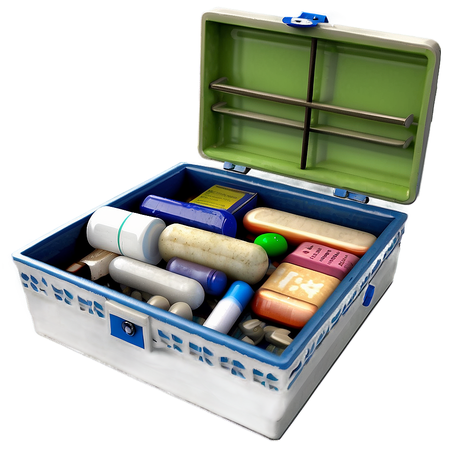 Medicine Box Png Sxk PNG Image