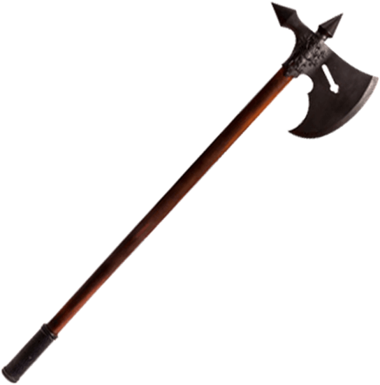 Medieval Battle Axe Isolated PNG Image