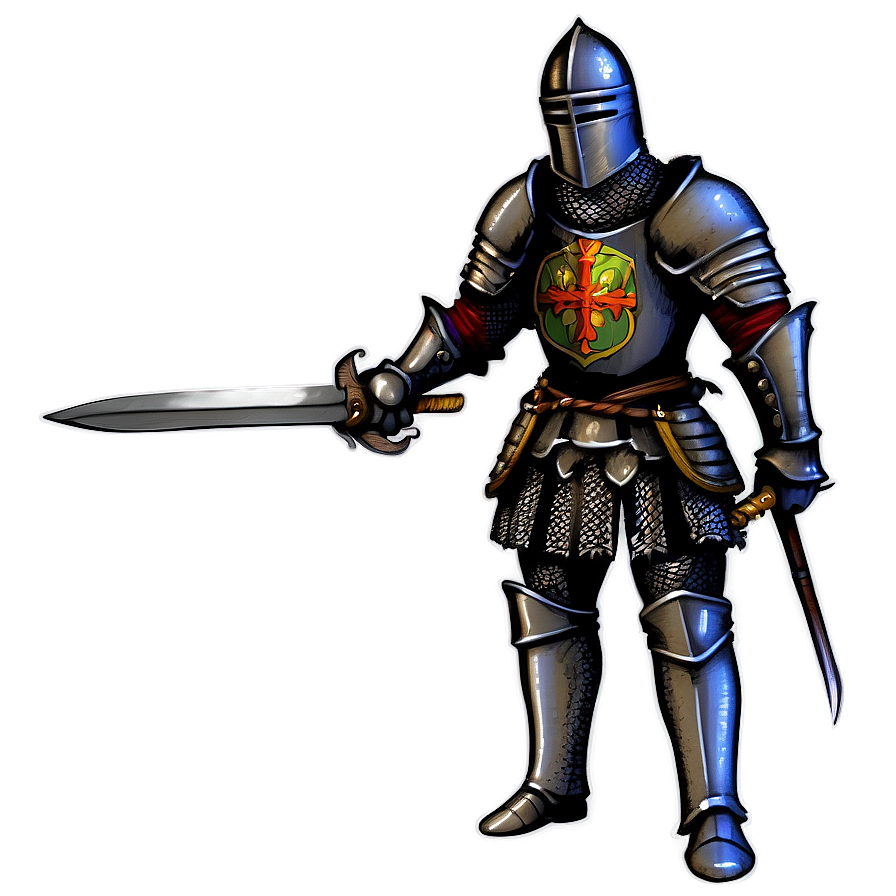 Medieval Black Knight Png Lri PNG Image