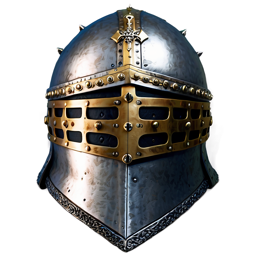 Medieval Crusader Helmet Png Dha21 PNG Image