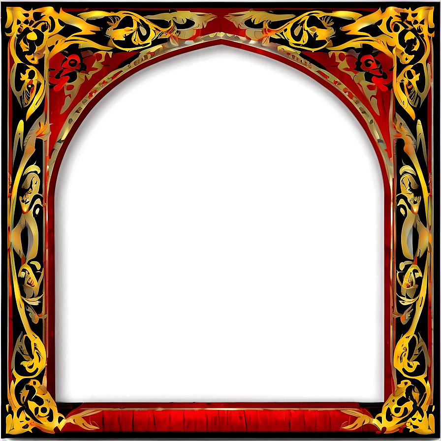 Medieval Gothic Frame Png Tgb15 PNG Image