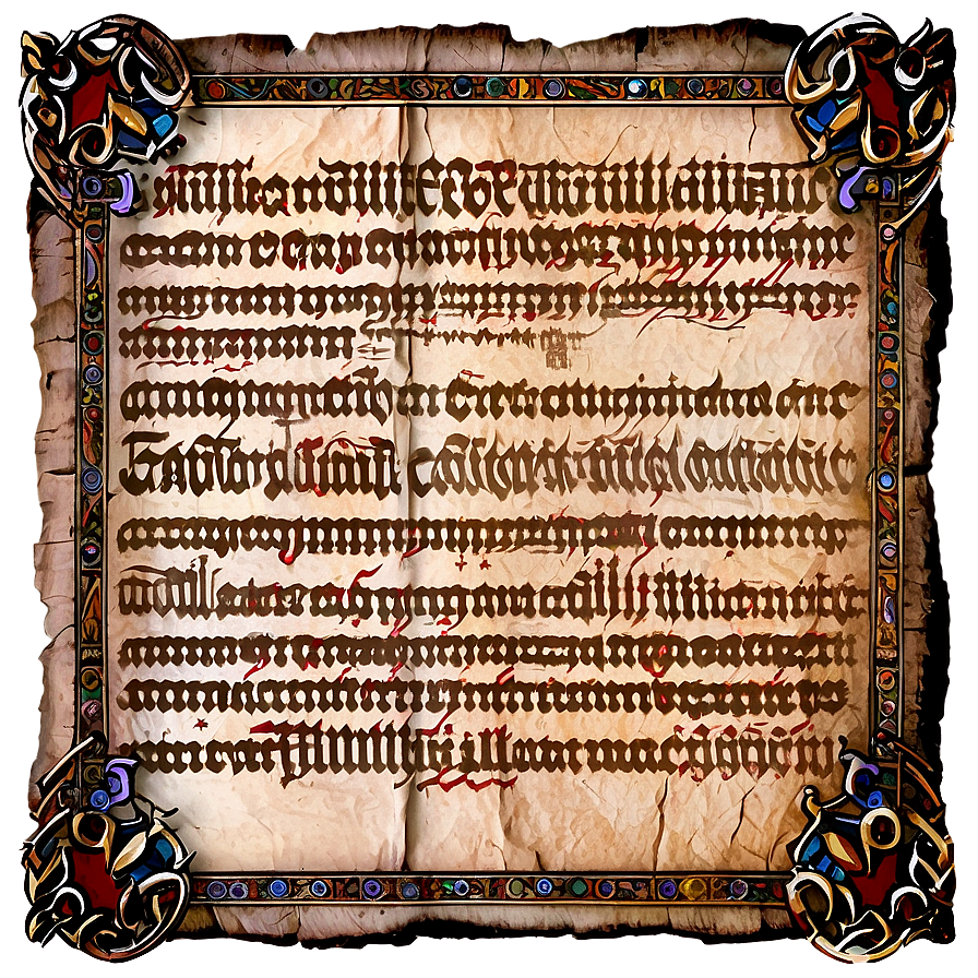 Medieval Gothic Text Png 5 PNG Image