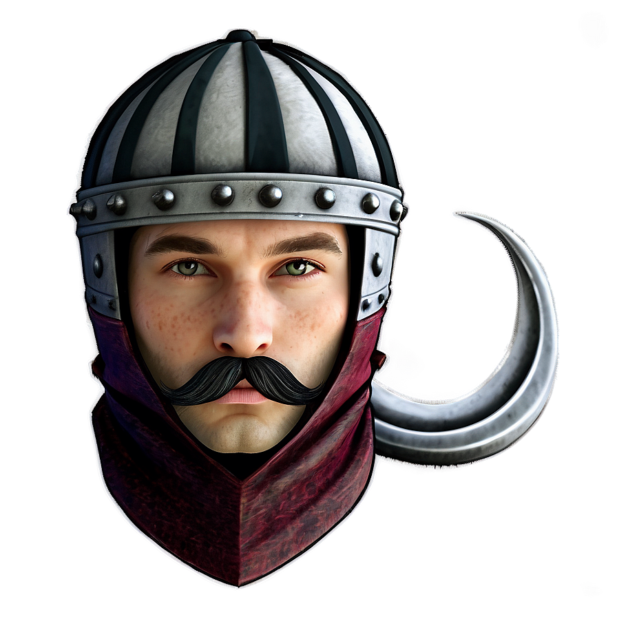 Medieval Knight Mustache Png Aei71 PNG Image