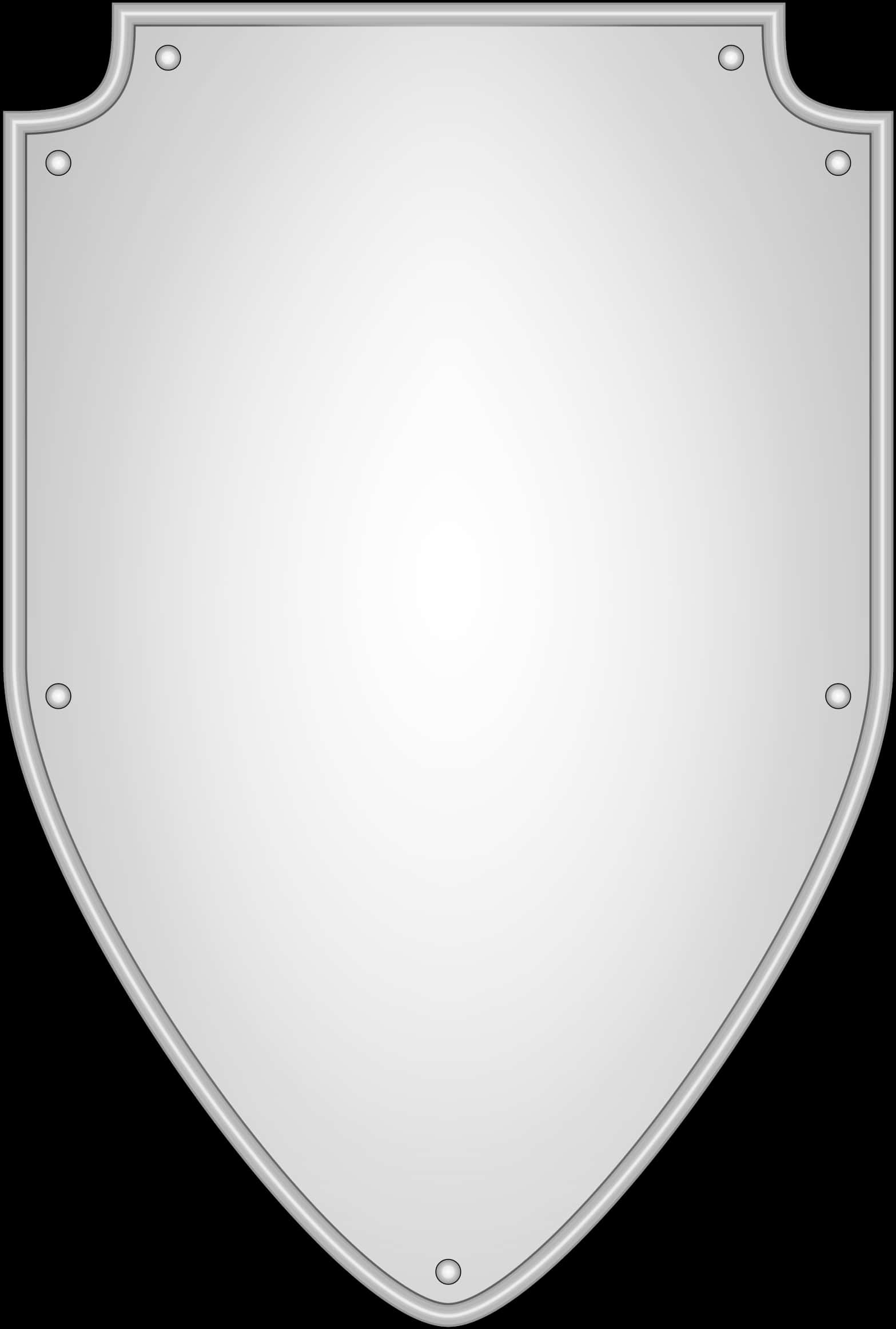 Medieval Knight Shield Vector PNG Image