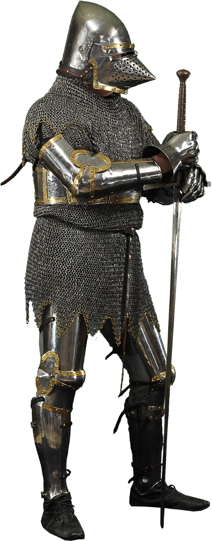 Medieval Knightin Armor PNG Image