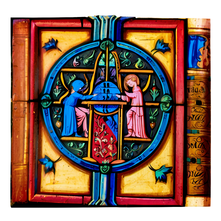 Medieval Manuscript Illuminations Png Htk35 PNG Image