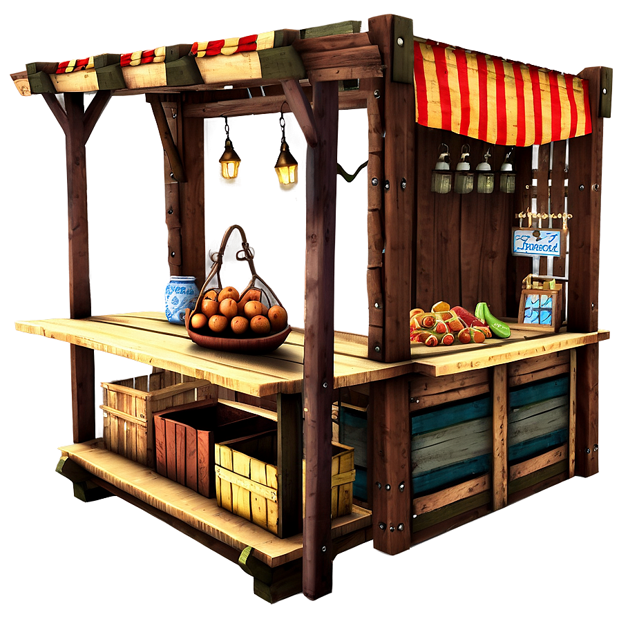 Medieval Market Stall Png Wup43 PNG Image