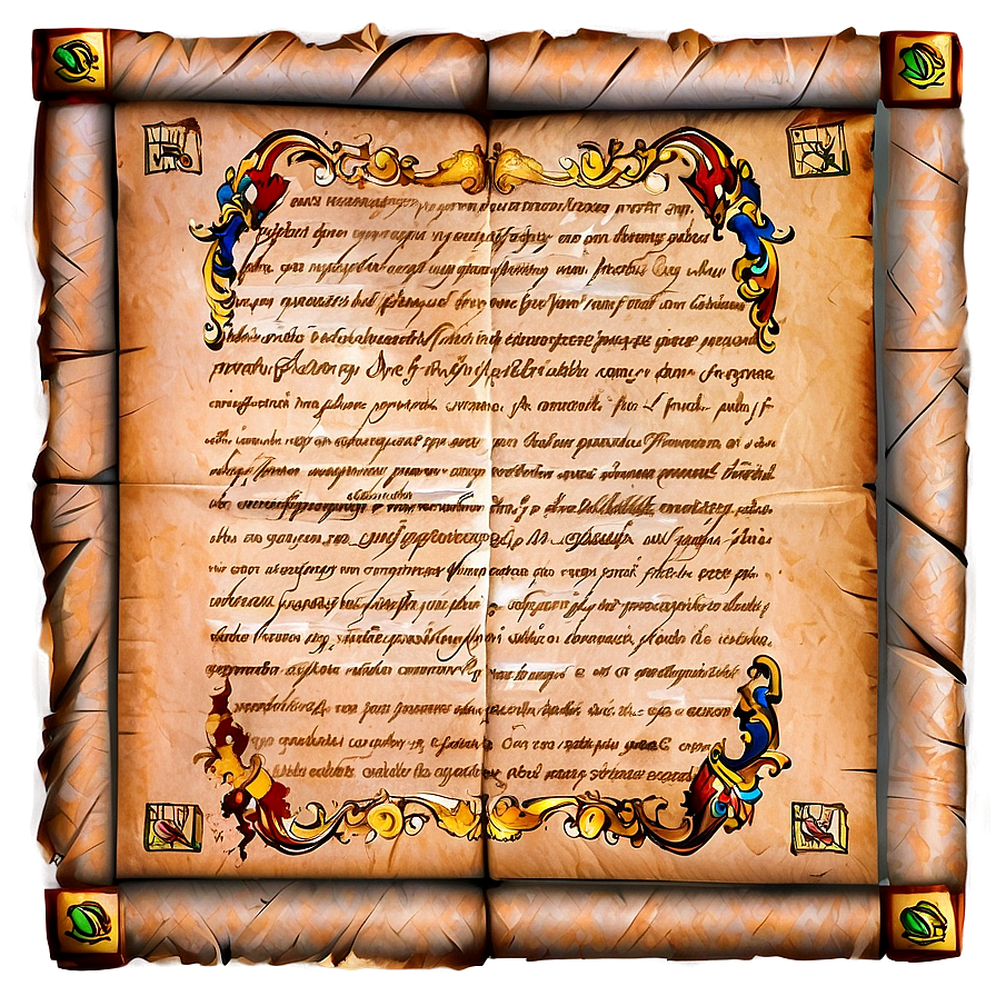 Medieval Parchment Paper Png Fiq2 PNG Image