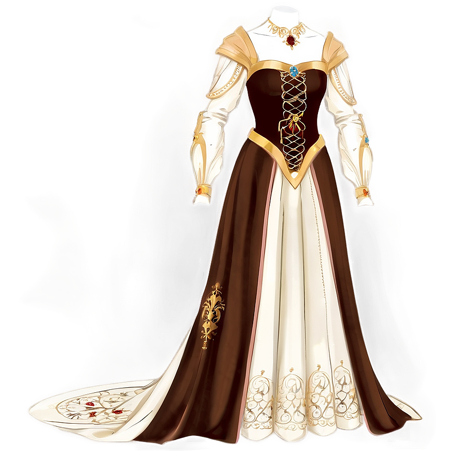 Medieval Princess Dress Png Ucf29 PNG Image