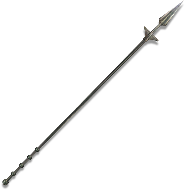 Medieval Spear Isolated PNG Image